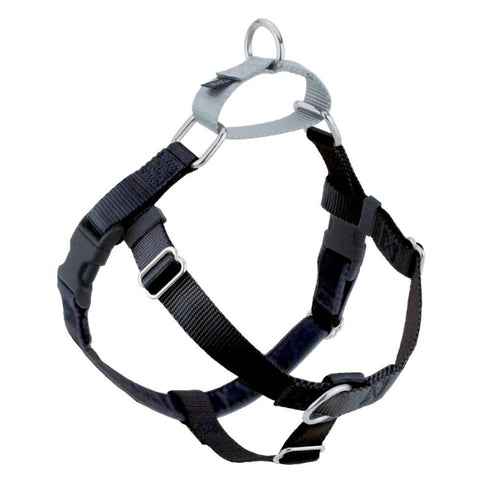 2 Hounds Design Black Freedom No-Pull 5/8" Small Dog Harness - Poudre Pet and Feed Supply